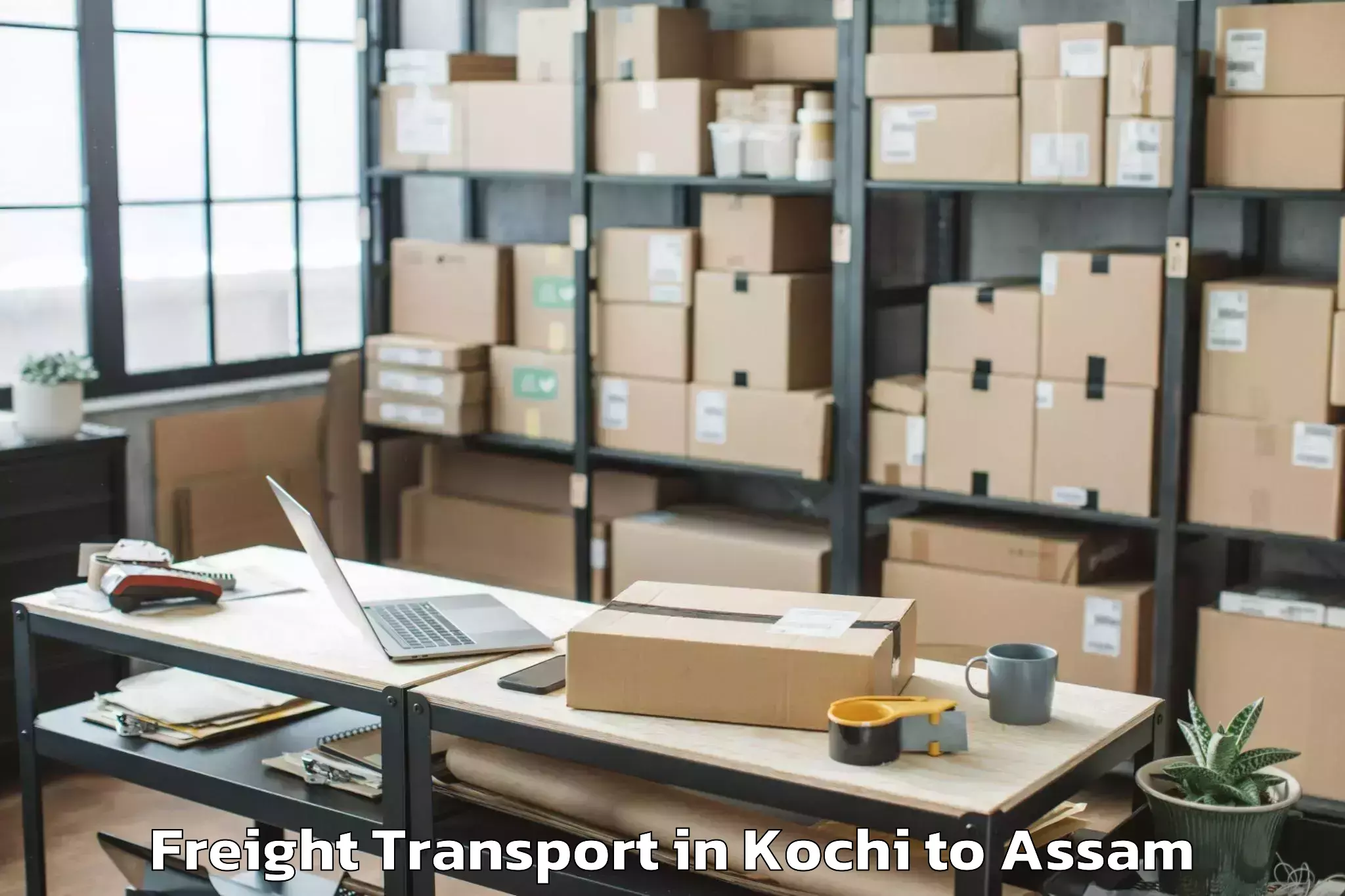 Book Kochi to Sarupeta Pt Freight Transport